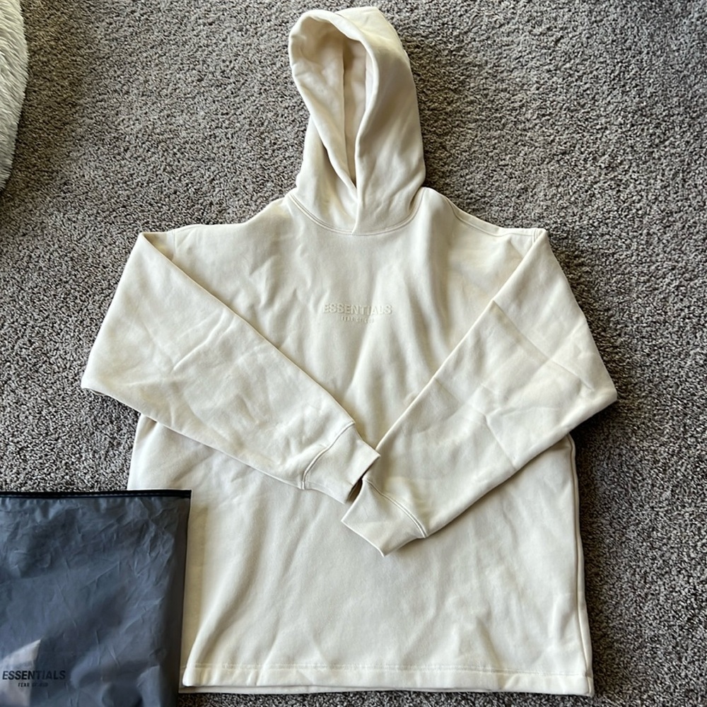 Fear of God Essentials core fleece relaxed hoodie xxs